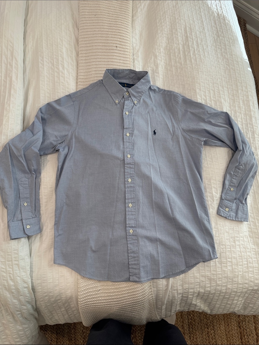 Ralph Lauren Light Blue Button-Down Dress Shirt